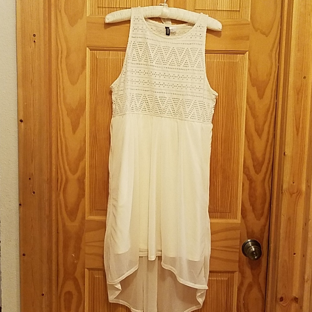 Hi lo lace /sheer dress